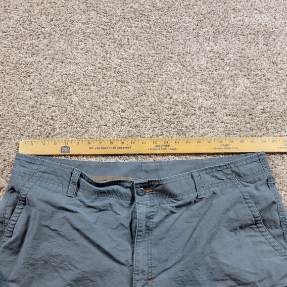 LL Bean Shorts Mens 44 Blue Khaki Cargo Outdoor Casual Preppy Natural Fit Hike - Picture 2 of 7